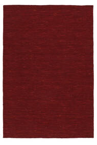  Kilim Loom - Rosso Scuro Tappeto 160X230 Moderno Tessuto A Mano Rosso Scuro (Lana, India)