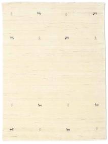 Gabbeh Loom Two Lines - Bianco Sporco Tappeto 140X200 Moderno Beige/Bianco/Creme (Lana, India)