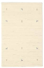  Gabbeh Loom Two Lines - Bianco Sporco Tappeto 100X160 Moderno Beige/Giallo (Lana, India)