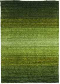  Gabbeh Rainbow - Verde Tappeto 300X400 Moderno Verde Scuro/Verde Oliva Grandi (Lana, India)