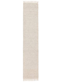  Melange - Sand Tappeto 80X400 Moderno Tessuto A Mano Passatoie Bianco/Creme/Nero (Lana, India)
