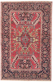  Mashad Patina Tappeto 145X223 Orientale Fatto A Mano Rosso Scuro/Marrone Scuro (Lana, Persia/Iran)
