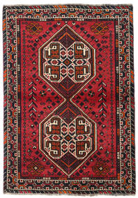 Tappeto Persiano Shiraz Tappeto 107X155 Rosso Scuro/Rosso (Lana, Persia/Iran)