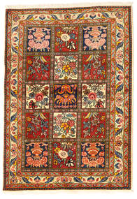  Bakhtiar Collectible Tappeto 108X155 Orientale Fatto A Mano Marrone Scuro/Rosso (Lana, Persia/Iran)