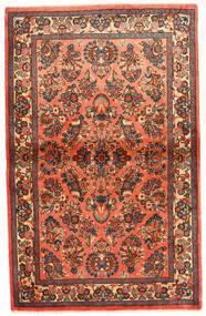 Tappeto Orientale Saruk Tappeto 100X165 Marrone/Rosso (Lana, Persia/Iran)
