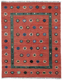  Kilim Nimbaft Tappeto 152X192 Moderno Tessuto A Mano Rosso Scuro/Ruggine/Rosso (Lana, Afghanistan)