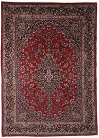 257X357 Tappeto Orientale Mashad Nero/Rosso Scuro Grandi (Lana, Persia/Iran)