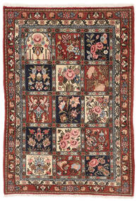 105X150 Tappeto Bakhtiar Collectible Tappeto Orientale Nero/Rosso Scuro (Lana, Persia/Iran)
