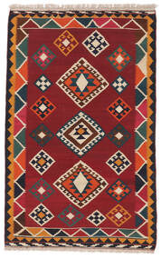  Kilim Vintage Tappeto 125X203 Orientale Tessuto A Mano Rosso Scuro/Nero (Lana, Persia/Iran)