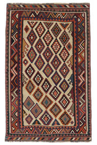 151X244 Tappeto Orientale Kilim Vintage Tappeto Nero/Rosso Scuro (Lana, Persia/Iran)