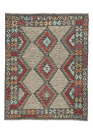  Kilim Afghan Old Style Tappeto 146X185 Orientale Tessuto A Mano Bianco/Creme/Marrone Scuro (Lana, Afghanistan)