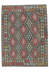  Kilim Afghan Old Style Tappeto 152X204 Orientale Tessuto A Mano Nero/Bianco/Creme (Lana, Afghanistan)