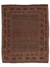  Afghan Vintage Kilim Tappeto 250X312 Orientale Tessuto A Mano Nero/Marrone Grandi (Lana, )