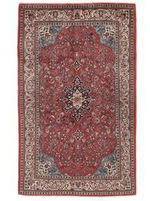 135X220 Tappeto Orientale Saruk Fine Rosso Scuro/Marrone (Lana, Persia/Iran)