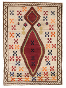  Moroccan Berber - Afghanistan 124X174 Tappeto Di Lana Arancione/Rosso Scuro Piccolo Tappeto 