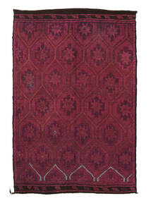 Tappeto Kilim Vintage Turchi Tappeto 166X245 Rosso Scuro/Nero (Lana, Turchia)