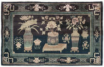 Tappeto Chinese Antichi Art Deco 1920 140X225 Nero/Arancione (Lana, Cina)