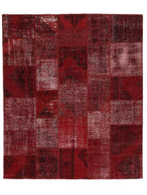 252X305 Tappeto Patchwork - Turkiet Moderno Rosso Scuro/Nero Grandi (Lana, Turchia)